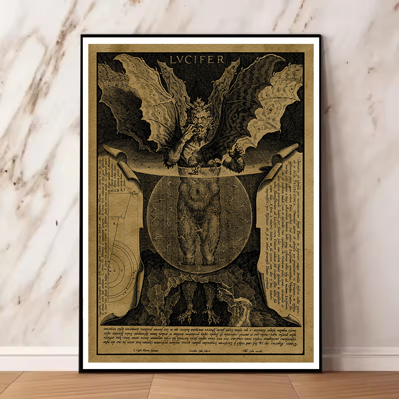 Vintage Hexen Satan und der Sa – Star Map Poster Bewertung und Preis